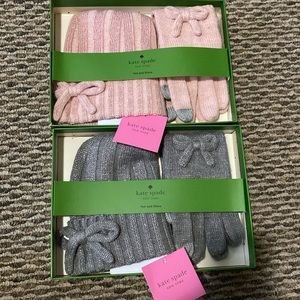 New in box Kate Spade Hat and Glove Set one size